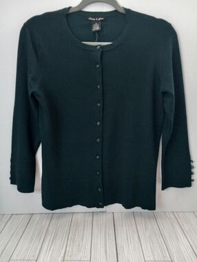 Audrey & Grace Classic Button-front Cardigan